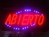 Cartel Led Abierto 47 X 25 Cm Luminoso 1