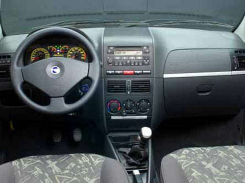 Fiamon Marco Adaptador Fiat Palio Idea Perla Stéreo Doble Din Gris 2