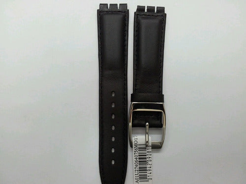 Morellato Watch Band for Swatch 2740.56 Black Satin 4