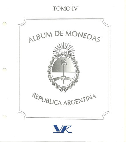 Album Para Guardar Monedas Argentinas Tomo 4 1