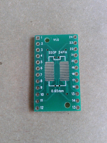 Adaptador Sop24 Dip24 Ssop24 Tssop Soic2 So24 1.27mm 0.65mm 2