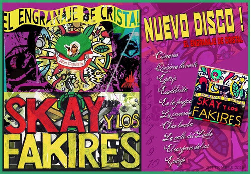 SKAY Y LOS FAKIRES - "The Crystal Gear" CD - Cd Skay Y Los Fakires El Engranaje ...