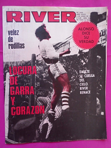 Revista River N° 1435, Año: 1972 River Vs Velez 0