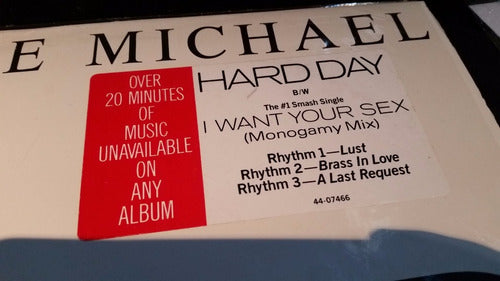 George Michael Hard Day (special Remix) Vinilo Maxi Promo 87 1