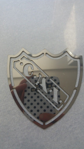 Generic River Plate Logo Plaque Stainless Steel 150mm 3