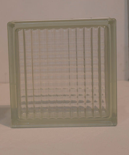 Imported Clear Glass Brick Stick Model 19x19x8 4