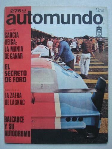 Revista Automundo N° 276 - Alfa Romeo 33/3 Sp - Oscar Galvez 0