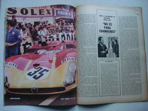 Revista Automundo N° 276 - Alfa Romeo 33/3 Sp - Oscar Galvez 5