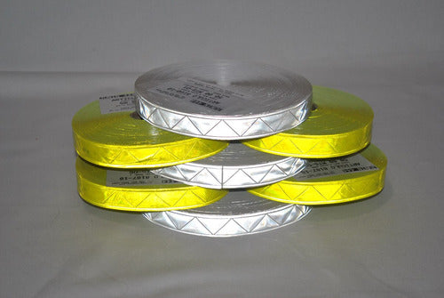 KALMATEX High Gloss Reflective Tape Yellow/White 1 Inch X 5 Meters 1