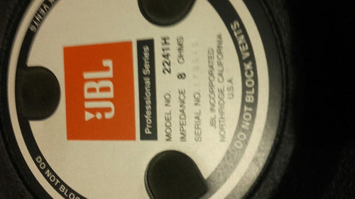 Jbl 18,,2241h,original Usa, 1