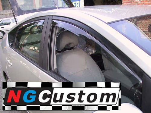 Set of 4 Chevrolet Corsa Window Deflectors Front and Rear Sills 3