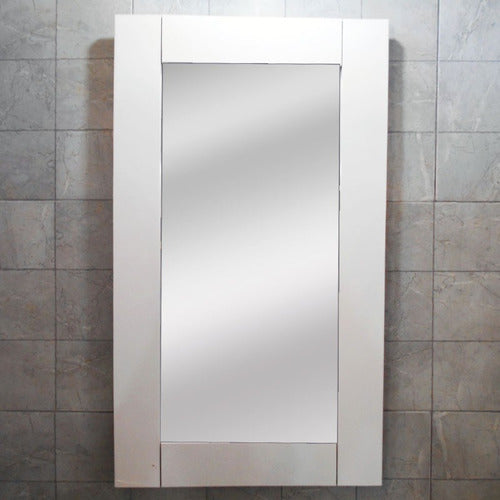 White Wooden Frame Mirror 40x70 Bedroom Bathroom Free Shipping 0