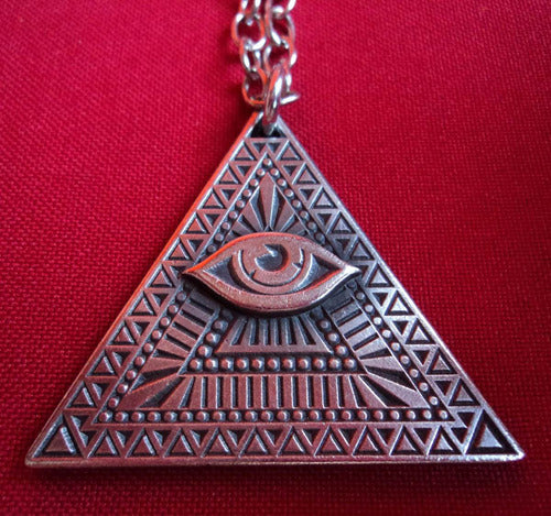 Illuminati All Seeing Eye Pendant Necklace/Keychain 1