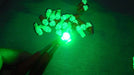 Pack De 4 Lámparas T10  Con 5 Led Smd 5050 Verde 4