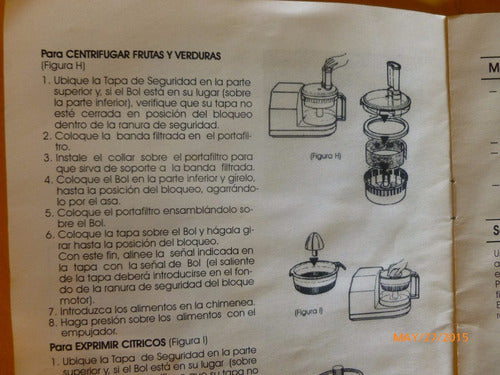 Accesorio Juguera Centrifuga Multiprocesadora Moulinex 750 3