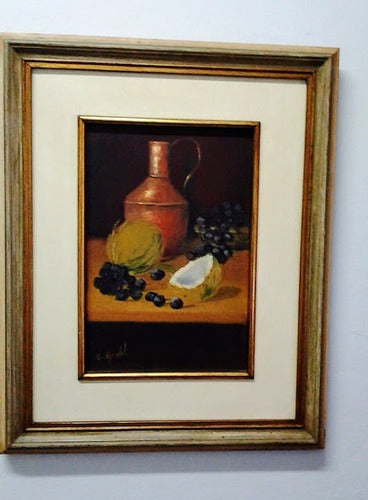 C. Gentil - Natureza Morta - Frutas E Jarro  -ost - 40x50 Cm 0