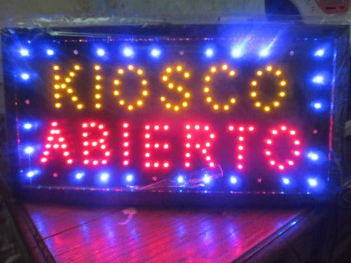 Cartel Led Abierto - Con Envío Incluido 3