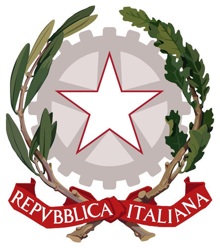 Escudo De Italia - Simbolos Patrios - Lámina 45x30 Cm. 0