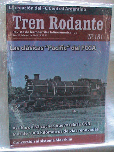 Revista Rodante Tren 181 Febrero 2014 Nueva Cerrada. 0