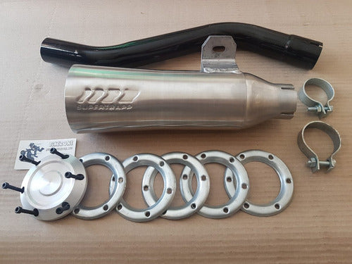 M&M Supertrapp Exhaust for XR 125 XR 150 Bros Skua 150 1