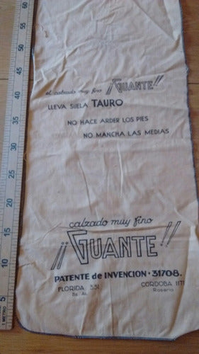 Antigua Publicidad Calzado Guante 0