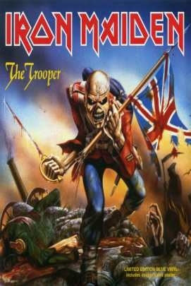 Fear Of The Dark - Iron Maiden - The Trooper - Rock - Poster Lámina 45x30 Cm 0