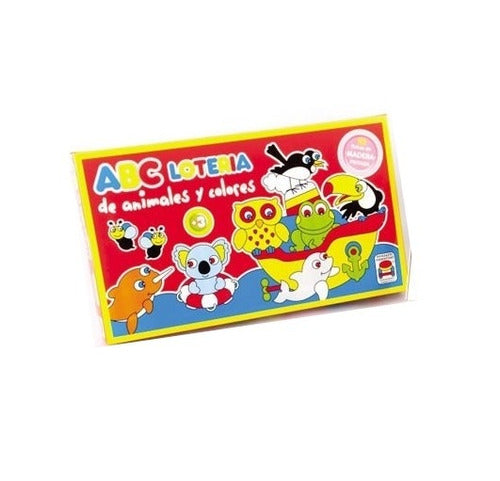 Banquito Argentino Animal Loteria ABC Educational Wooden Game 0