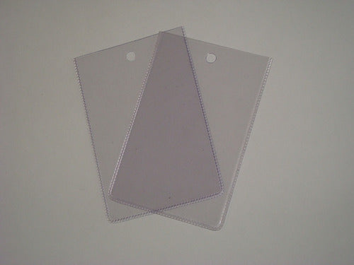 100 Bolsillos Credencial 65x103  Pvc Funda  Tarjeta 2