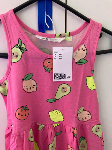 Pink H&M Girls Dress 4-6 Years with Tag 2