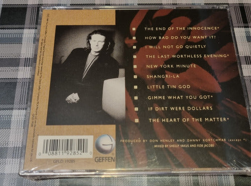 Don Henley - The End Of The Innocence - Cd Europeo Nuevo Sel 1