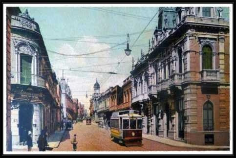 Calle 25 De Mayo - Montevideo Antiguo - Lámina 45x30 Cm. 1