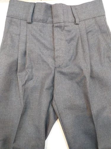 Su Roger Gray and Blue Sarga School Pants T.38 to 50 Tutim 0