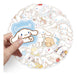 Stickers Cinnamoroll Calcomanías Papel Autoadhesivo X50 4