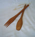 Bariloche Set of Handcrafted Wooden Spoon and Fork - Rustic Style 5