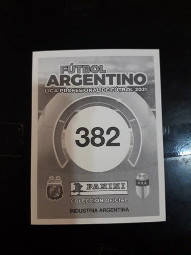 Panini Figurita Fútbol Argentino 2021 L. Blanco Rosario Central 382 1