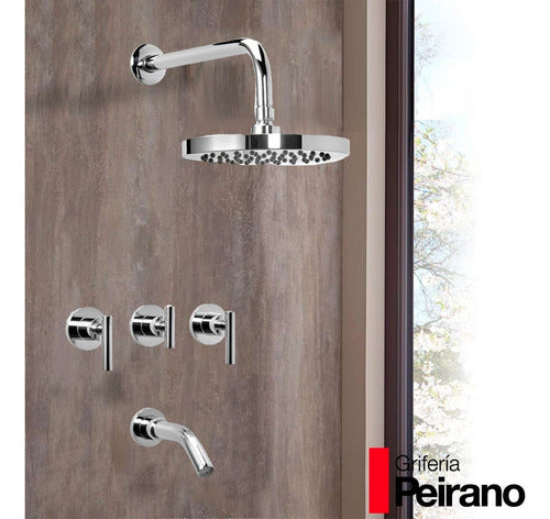 Griferia Ducha Adra Plus Peirano 80 166 Ceramico P 2