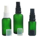 Frasco Vidrio Verde Esmerilado 50ml Con Tapa Y Spray Packx30 0