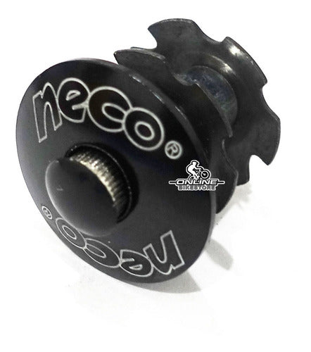 Neco Top Cap Spider Cap Bicycle Steering 1-1/8 Aluminum 1