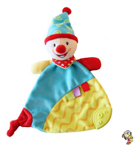 Oli's Place Plush Comfort Blanket with Rattle Clown 1