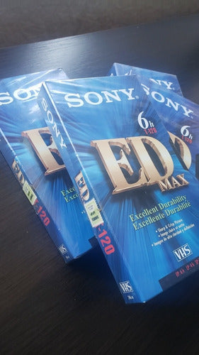 Sony VHS Cassette Pack (4 Cassettes) 2