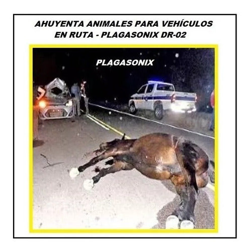 Plagasonix Ahuyenta Animales Vehiculos En Ruta Evita Accidentes Dr-02 2