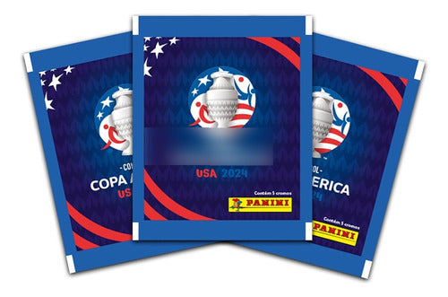 Panini Pack 1 Album Tapa Dura + 25 Sobres Copa America USA 2024 1