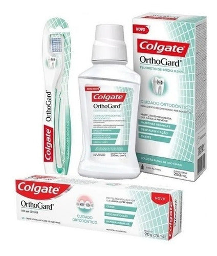 Colgate OrthoGard Orthodontic Care Combo - Toothpaste, Mouthwash, and Brush 0