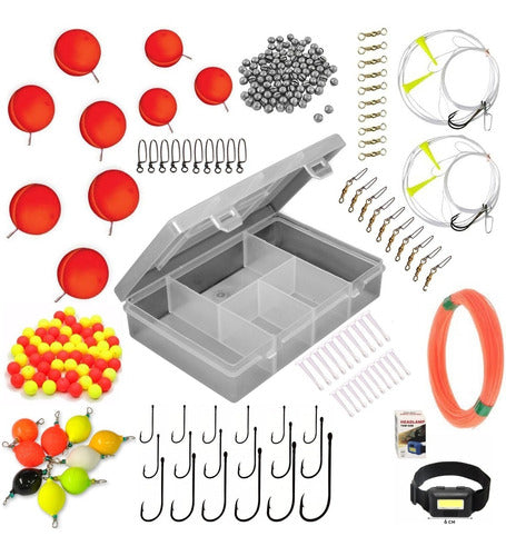 Kit Caja Completa De Pesca Pejerrey Yo-yo + Accesorios 0