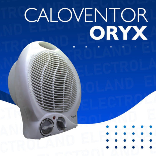 Oryx Cold Heat Heater with Thermostat 1000 2000W Fan 2