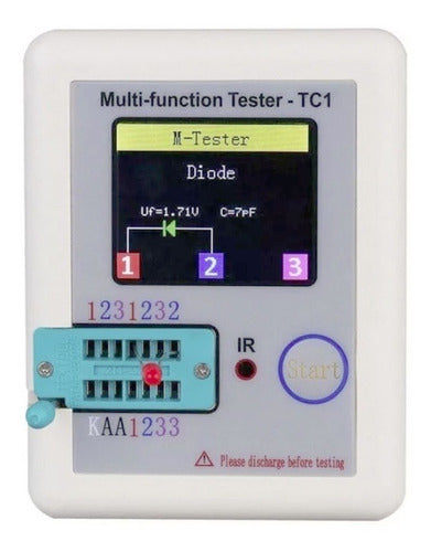 Duaitek Tester TFT TC1 Diode Transistor Capacitance ESR MOS NPN LCR 1