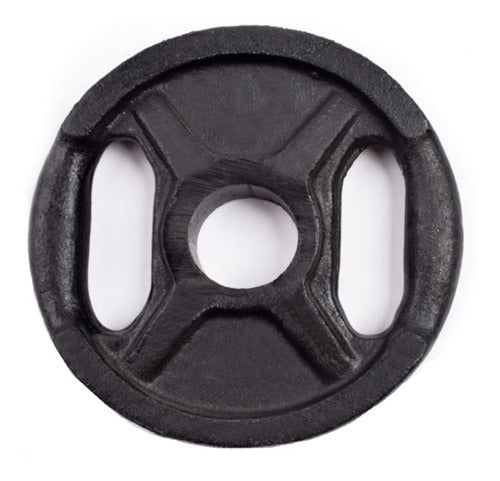 DeporAr 1.25 Kg Olympic Cast Iron Weight Plate with Handle 50mm 1