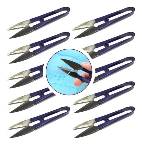Set of 10 Metal Sewing Tailor Thread Cutter Scissors 0