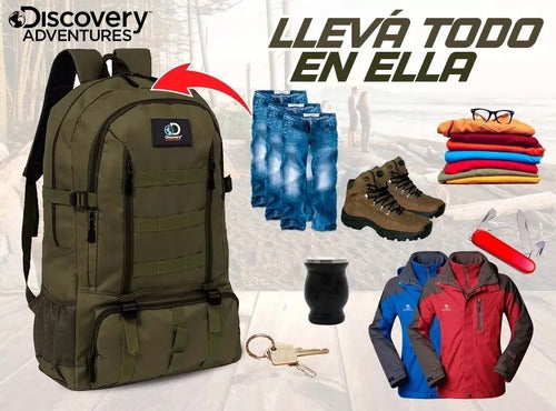 Discovery Camping and Trekking 50 Lts Backpack 20