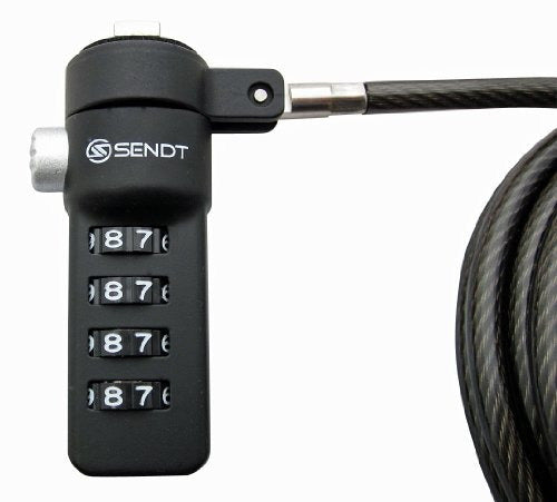 Cable Negro De Seguridad De La Cerradura Combinada Del Cuade 1